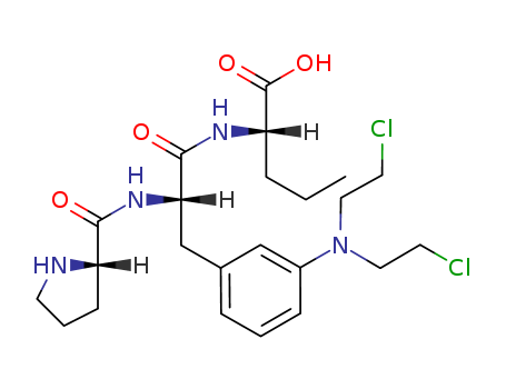 Prolyl-m-(bis(chloroethyl)amino)phenylalanyl-norvaline ethyle ester hydrochloride
