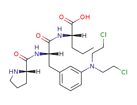 Prolyl-m-(bis(chloroethyl)amino)phenylalanyl-norvaline ethyle ester hydrochloride