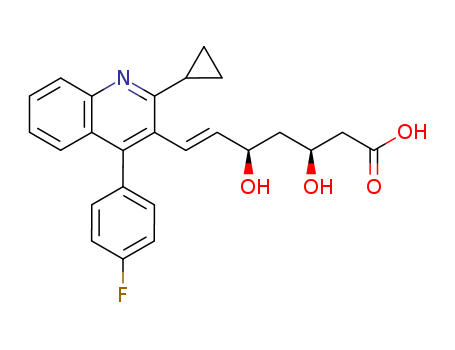 (3S,5R,6E)-7-[2-Cyclopropyl-4-(4-fluorophenyl)-3-quinolinyl]-3,5-dihydroxy-6-heptenoic acid