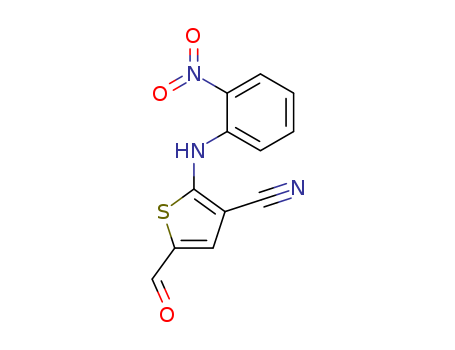 5-Formyl-2-[(2-nitrophenyl)amino]-3-cyanothiophene