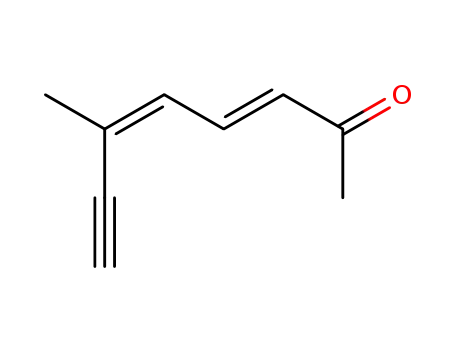 Molecular Structure of 58964-85-5 (3,5-Octadien-7-yn-2-one, 6-methyl-, (E,Z)- (9CI))