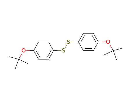Molecular Structure of 60852-03-1 (Disulfide, bis[4-(1,1-dimethylethoxy)phenyl])