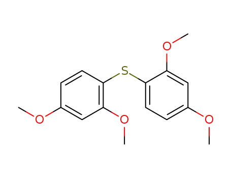 Molecular Structure of 30090-87-0 (Benzene, 1,1'-thiobis[2,4-dimethoxy-)