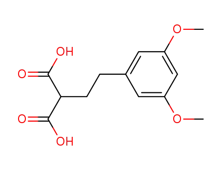 2-<β-(3,5-Dimethoxy-phenyl)-aethyl>-malonsaeure