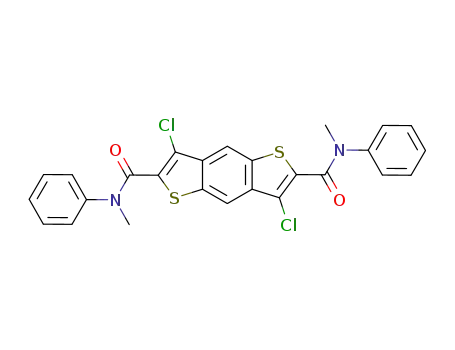 3,7-dichloro-N,N'-dimethylbenzo<1,2-b:4,5-b'>dithiophene-2,6-dicarboxanilide