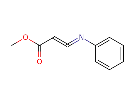 Molecular Structure of 170123-75-8 (3-Phenylimino-acrylic acid methyl ester)
