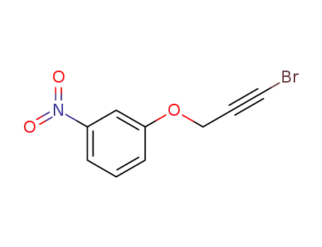 Molecular Structure of 58811-51-1 (Benzene, 1-[(3-bromo-2-propynyl)oxy]-3-nitro-)