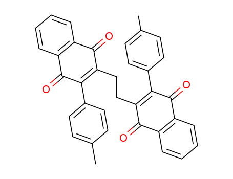 1,2-Bis-(3-p-tolyl-1,4-napohthachinon-2-yl)-ethan