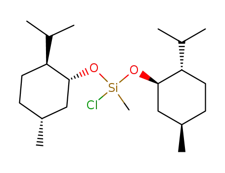 Molecular Structure of 17202-01-6 (Chlorobis(p-menth-3-yloxy)(methyl)silane)