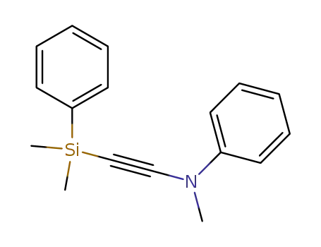 N-<Dimethyl(phenyl)silylethinyl>-N-methylanilin