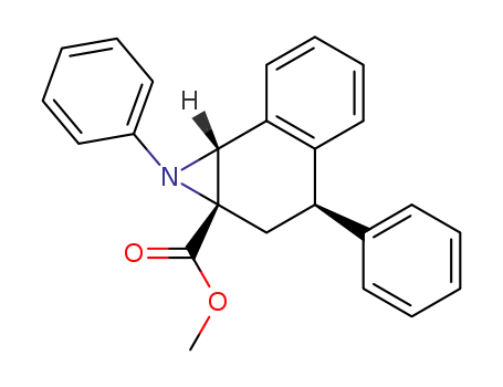 (1aS,3R,7bR)-1,3-Diphenyl-1,2,3,7b-tetrahydro-1-aza-cyclopropa[a]naphthalene-1a-carboxylic acid methyl ester