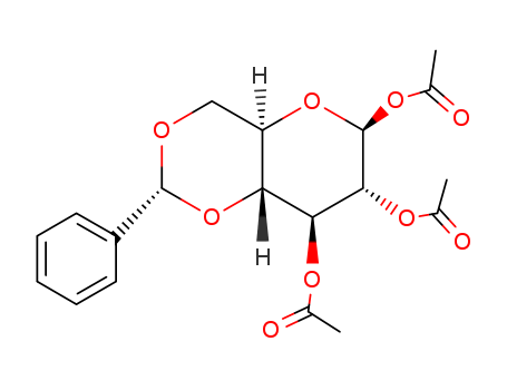 1,2,3-Tri-O-acetyl-4,6-O-benzylidene-b-D-glucopyranose