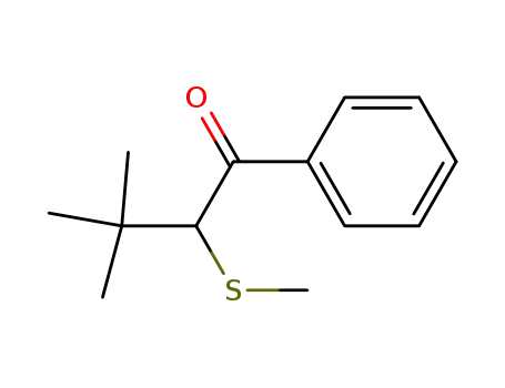 1-Butanone, 3,3-dimethyl-2-(methylthio)-1-phenyl-