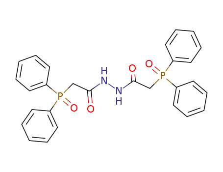 Molecular Structure of 16543-20-7 (Acetic acid,2-(diphenylphosphinyl)-, 2-[2-(diphenylphosphinyl)acetyl]hydrazide)