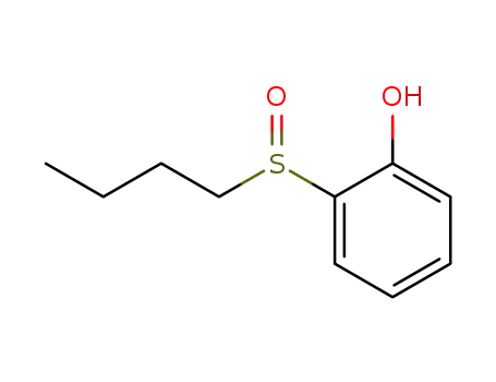 Molecular Structure of 29634-43-3 (o-(Butylsulfinyl)phenol)