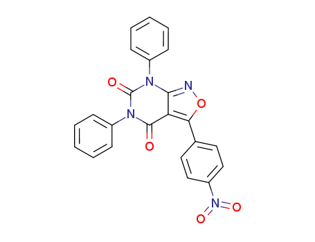 Isoxazolo[3,4-d]pyrimidine-4,6(5H,7H)-dione,3-(4-nitrophenyl)-5,7-diphenyl-