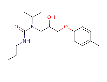 3-Butyl-1-(2-hydroxy-3-p-tolyloxy-propyl)-1-isopropyl-urea