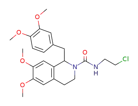 1-(3,4-dimethoxybenzyl)-2-<N-(2-chlorethyl)-carbamoyl>-6,7-dimethoxy-1,2,3,4-tetrahydroisoquinoline