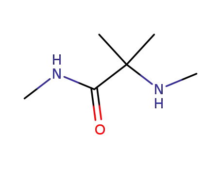 Molecular Structure of 88876-37-3 (N~1~,N~2~,2-trimethylalaninamide(SALTDATA: HCl))