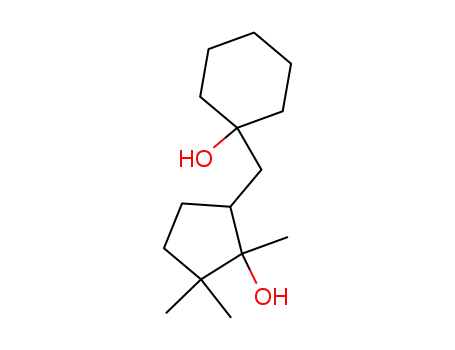 Molecular Structure of 73090-03-6 (1-<(2,3,3-Trimethyl-2-hydroxycyclopentyl)methyl>cyclohexanol)