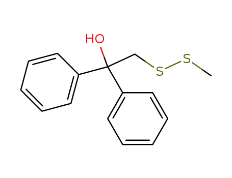 2-Methyldisulfanyl-1,1-diphenyl-ethanol