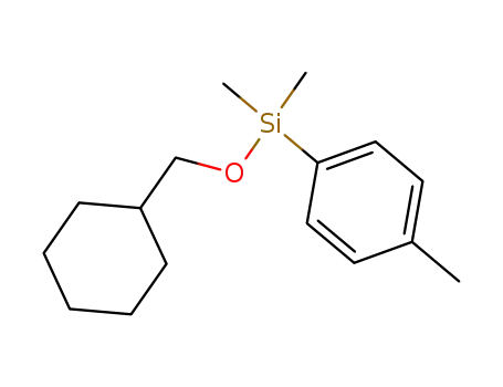 (cyclohexylmethoxy)dimethyl-p-tolylsilane