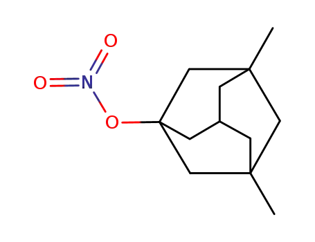 Molecular Structure of 101821-77-6 (3,5-dimethyladamantan-1-yl nitrate)