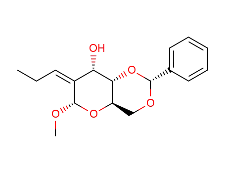 (2R,4aR,6S,8S,8aS)-6-Methoxy-2-phenyl-7-prop-(Z)-ylidene-hexahydro-pyrano[3,2-d][1,3]dioxin-8-ol