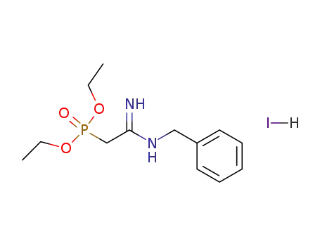 N<sup>1</sup>-benzyl-2-(diethylphosphono)acetamidine hydroiodide