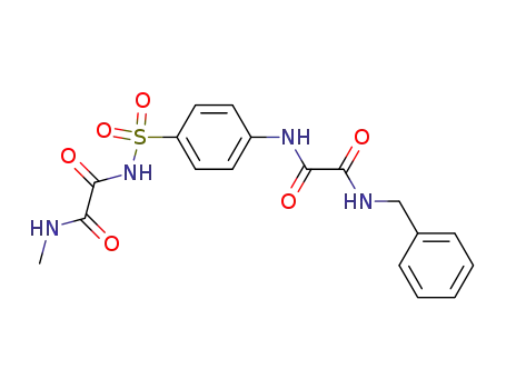 N-(4-((((Methylamino)oxoacetyl)amino)sulfonyl)phenyl)-N'-(phenylmethyl)ethanediamide