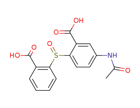 5-Acetylamino-2-(2-carboxy-benzenesulfinyl)-benzoic acid