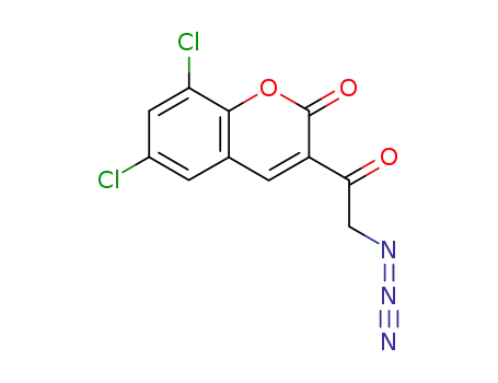 3-(azidoacetyl)-6,8-dichlorocoumarin