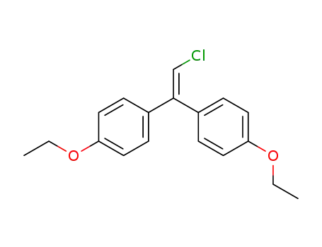 Molecular Structure of 2132-67-4 (Benzene, 1,1'-(chloroethenylidene)bis[4-ethoxy-)