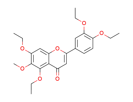 2-(3,4-diethoxy-phenyl)-5,7-diethoxy-6-methoxy-chromen-4-one