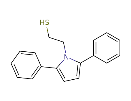Molecular Structure of 153687-06-0 (2-(2,5-diphenyl-1H-pyrrol-1-yl)ethanethiol)