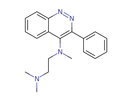 Molecular Structure of 10604-52-1 (1,2-Ethanediamine, N,N,N'-trimethyl-N'-(3-phenyl-4-cinnolinyl)-)