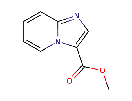 Molecular Structure of 55365-10-1 (IMidazo[1,2-a]pyridine-3-carboxylicacid,Methylester)