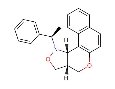 (3aR,11cS)-1-((R)-1-Phenyl-ethyl)-1,3a,4,11c-tetrahydro-3H-2,5-dioxa-1-aza-cyclopenta[c]phenanthrene