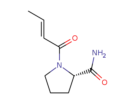 (S,E)-1-(But-2-enoyl)pyrrolidine-2-carboxamide