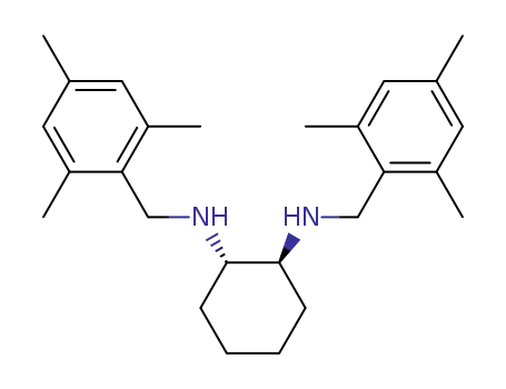 1,2-Cyclohexanediamine, N,N'-bis[(2,4,6-trimethylphenyl)methyl]-,
(1S,2S)-