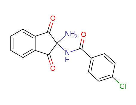 N-(2-Amino-1,3-dioxo-indan-2-yl)-4-chloro-benzamide