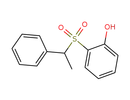 Molecular Structure of 29634-38-6 (o-[(α-Methylbenzyl)sulfonyl]phenol)