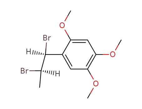 (+/-)-2.4.5-trimethoxy-1-(<i>erythro</i>-1.2-dibromo-propyl)-benzene