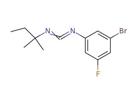 N-(3-bromo-5-fluorophenyl)-N'-t-pentylcarbodiimide