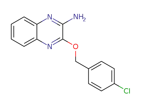 Molecular Structure of 251537-43-6 (3-(4-chloro-benzyloxy)-quinoxalin-2-ylamine)