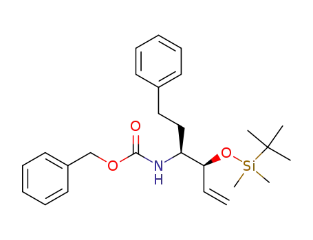 [(1S,2S)-2-(tert-Butyl-dimethyl-silanyloxy)-1-phenethyl-but-3-enyl]-carbamic acid benzyl ester