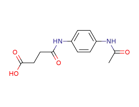 Molecular Structure of 188011-68-9 (4-((4-acetamidophenyl)amino)-4-oxobutanoic acid)