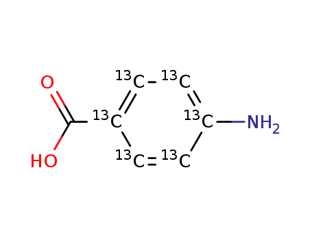 4-AMinobenzoic Acid-13C6