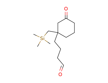 4-(3-Oxo-1-trimethylsilanylmethyl-cyclohexyl)-butyraldehyde