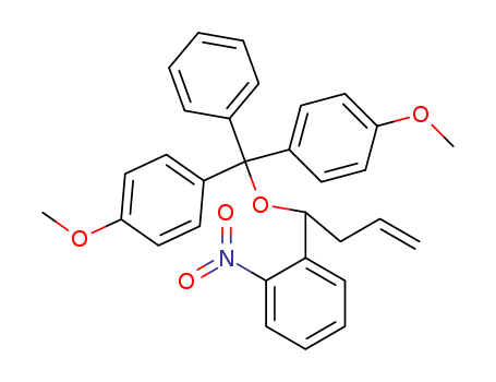 Benzene, 1-[1-[bis(4-methoxyphenyl)phenylmethoxy]-3-butenyl]-2-nitro-